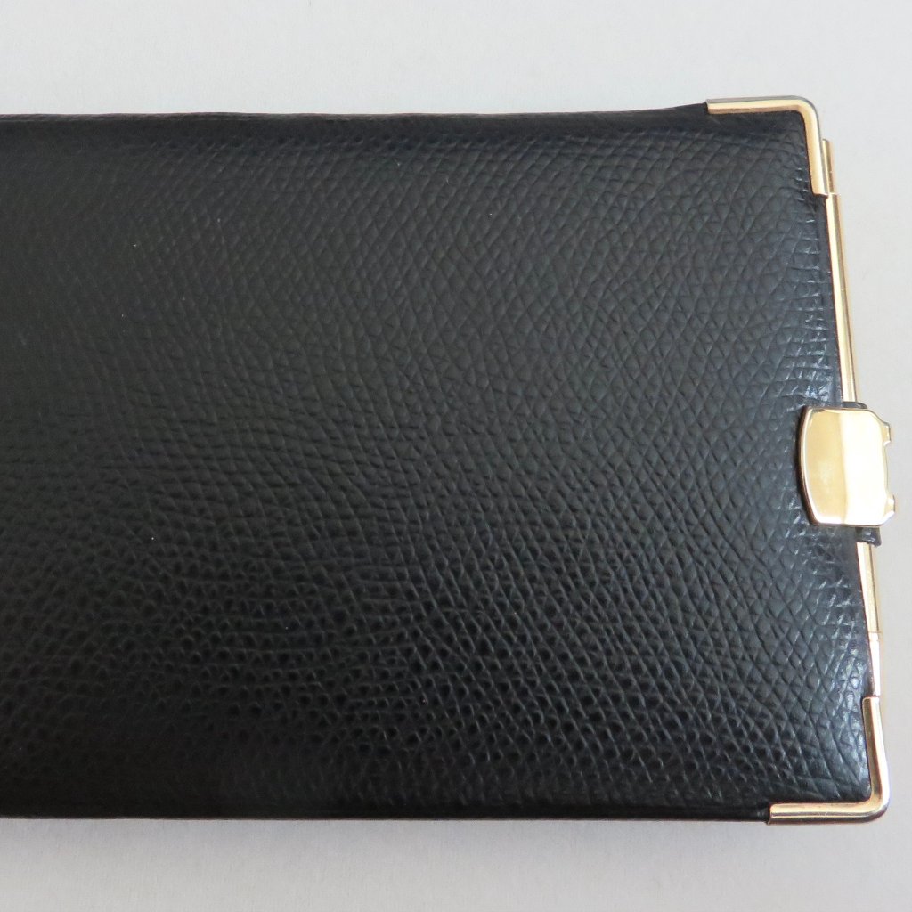 90s Rare Vintage Tiffany  Co Leather Address Book  Pencil  Made In France